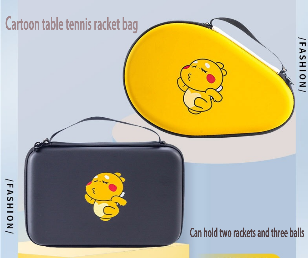 Table Tennis Cartoon - Cartoon Cute Square Table Tennis Paddle