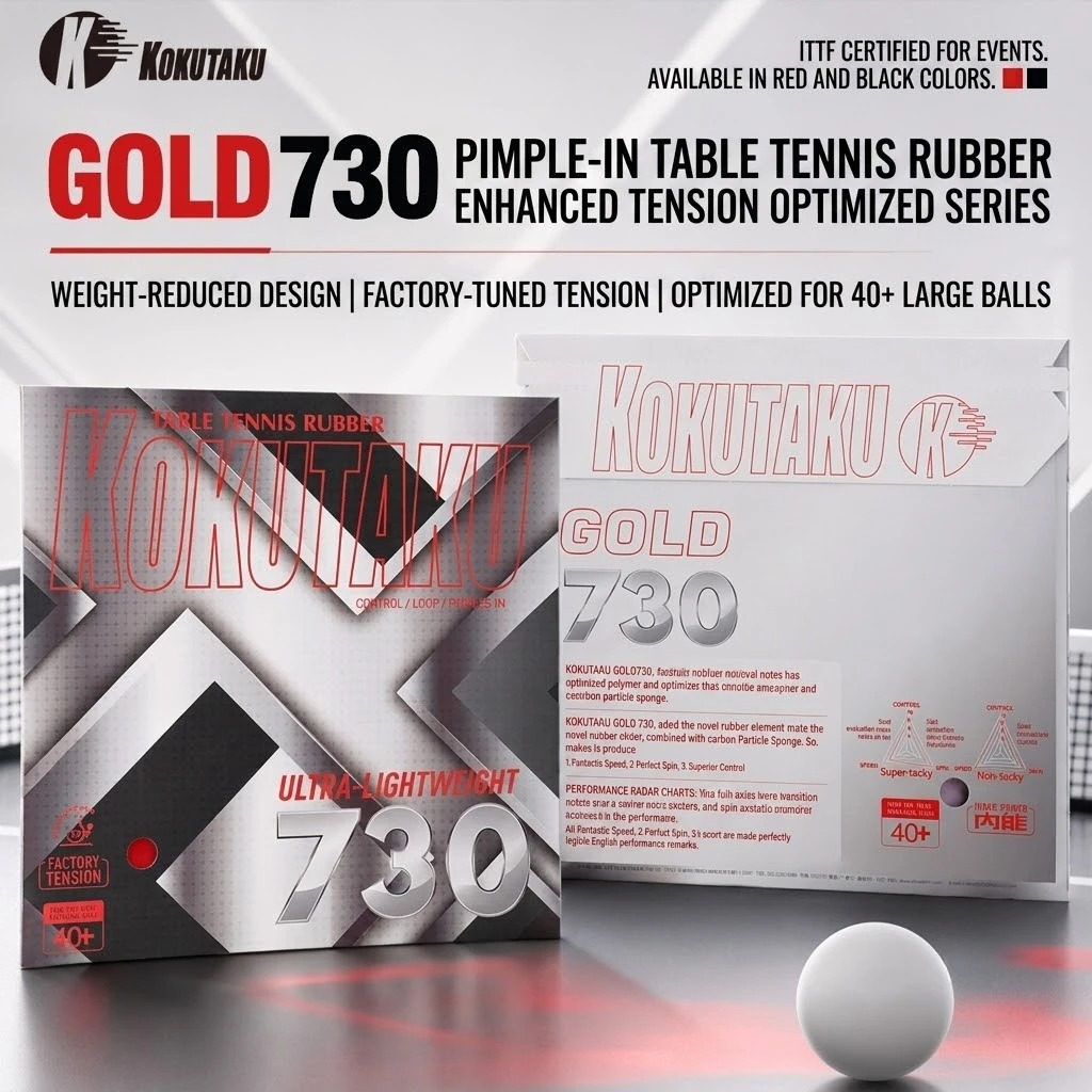 Table Tennis Film - Guma do tenisa stołowego Kokutaku Gold