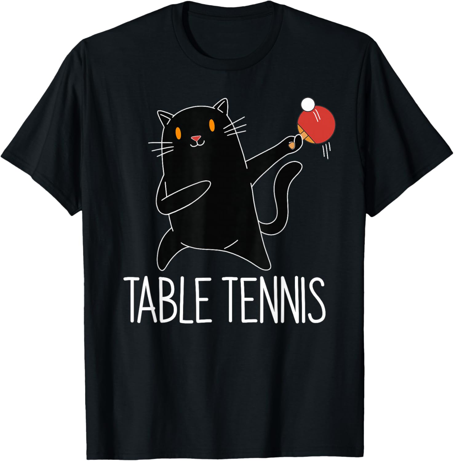 Table Tennis China - Tenis Stołowy Czarny Kot Pingpong Czarny