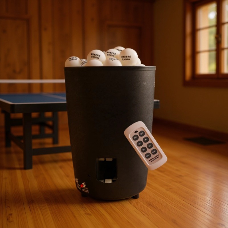 Table Tennis Robot - Przenośna automatyczna maszyna do tenisa stołowego,