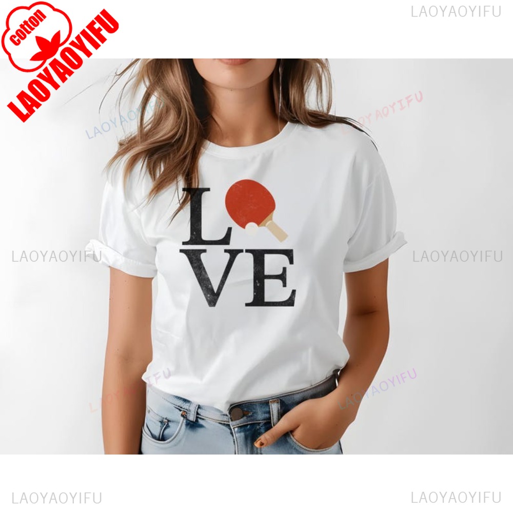 Table Tennis Cartoon - Vintage Ping Pong Lover I Love