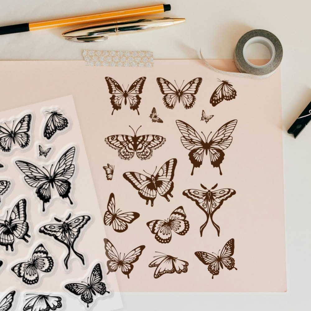1 Arkusz Przezroczystych Stemp – Butterfly Rubber Sheet recenzja i cena